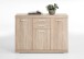 Kombikommode >BRISTOL 3< in Eiche Dekor - 120x89,9x34,9cm (BxHxT)