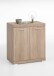 Kommode >BRISTOL 1 XL< in Eiche Dekor - 80x89,9x49,9cm (BxHxT)