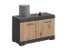 Garderobenschrank >BRISTOL 300< in Matera-Artisan Eiche - 80x50x34,9cm (BxHxT)