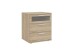 Nachttisch >JACK 2< in Eiche Dekor - 45x53,5x38cm (BxHxT)
