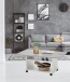 Couchtisch >AZUR< in weiß-Beton LA - 100x44x60cm (BxHxT)