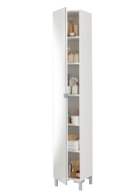 Mehrzweckschrank >TARRAGONA 1< in weiß - 33,5x195,5x31,5cm (BxHxT)