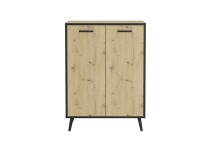 Kommode >PLAU 1< in Artisan Eiche Dekor -...