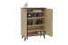 Kommode >PLAU 1< in Artisan Eiche Dekor - 68,5x93,5x33cm (BxHxT)