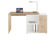Schreibtisch >ALBRECHT 1< in Artisan Eiche...