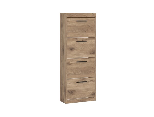 Schuhkipper >GRANO< 4 Klappen, Viking Eiche Dekor - 54x149x31 (BxHxT)