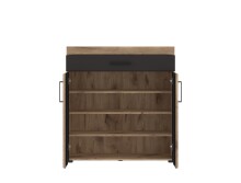 Garderoben-Set >Grano< (5-teilig) Viking Eiche Dekor - 248x195x38 (BxHxT)