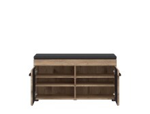 Garderoben-Set >Grano< (2-teilig) Viking Eiche Dekor - 93x195x38 (BxHxT)
