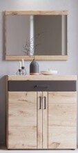 Garderoben-Set >Grano< (2-teilig) Viking Eiche...