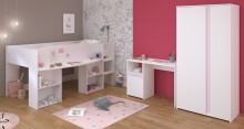 Jugendzimmer-Set >Pirouette 13< (3-teilig) Weiss /...