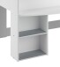 Jugendzimmer-Set >Pirouette 13< (3-teilig) Weiss / Rose oder grau, Hochbett, Schrank, Schreibtisch