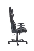 Gaming-Stuhl >DXRACER FORMULA< Armlehnen, Kopfpolster, Wippfunktion, schwarz/grau - 65x121x65cm B/H/T