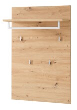 Garderoben-Set >Bari< (3-teilig) Schilfgrün / Eiche - 158x202x38cm (BxHxT)