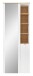 Garderoben-Set >Bari< (3-teilig) weiss matt / Eiche - 158x202x38cm (BxHxT)