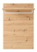 Garderoben-Set >Bari< (3-teilig) weiss matt / Eiche - 158x202x38cm (BxHxT)