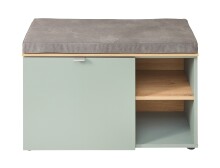 Garderoben-Set >Bari< (4-teilig) Schilfgrün /...