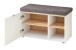 Garderoben-Set >Bari< (4-teilig) weiss matt / Eiche - 158x200x38cm (BxHxT)