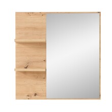 Garderoben-Set >Bari< (2-teilig) Schilfgrün / Eiche - 78x190x38cm (BxHxT)