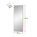Garderoben-Set >Bari< (3-teilig) weiss matt / Eiche - 128x190x38cm (BxHxT)