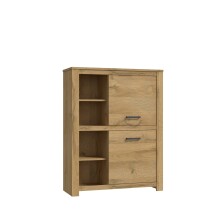 Highboard >HAVANNA< 2 Türen, Alteiche Dekor -...