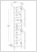 Badezimmer-Set >WZ-0800< (5-teilig) Fichte massiv schwarz - 155x190x40 (BxHxT)