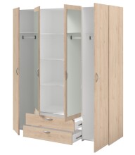 Kleiderschrank >Daily 13< 5 Böden, 2 Stangen,...