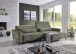 Wohnlandschaft >Wolve< Kopfteilverstellungen, 2 Kissen, Cord oliv - 277x108x179cm (BxHxT)