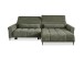 Wohnlandschaft >Wolve< Kopfteilverstellungen, 2 Kissen, Cord oliv - 277x108x179cm (BxHxT)