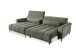 Wohnlandschaft >Wolve< elektr. Sitzverstellung, 2 Kissen, Cord grün - 277x108x179cm (BxHxT)
