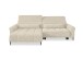 Wohnlandschaft >Wolve< elektr. Sitzverstellung, 2 Kissen, Cord creme - 277x108x179cm (BxHxT)