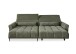 Wohnlandschaft >Wolve< elektr. Sitzverstellung, 2 Kissen, Cord oliv - 277x108x179cm (BxHxT)