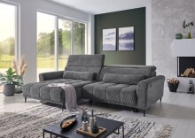 Wohnlandschaft >Wolve< elektr. Sitzverstellung,...