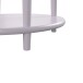 Beistelltisch >Rundo< lavendel, 66x55x45 cm, MDF-Tischplatte, Schublade, goldener Griff
