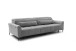 Big-Sofa >Wolve< 2x elektr. Sitzverstellung, 2 Kissen, graublau - 280x108x118cm (BxHxT)