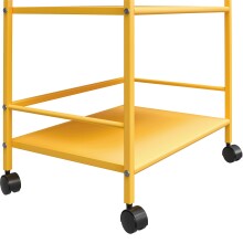 Servierwagen >Rasmus< in Gelb - 43x77x29 (BxHxT)