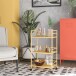Servierwagen >Rasmus< in Gelb - 43x77x29 (BxHxT)