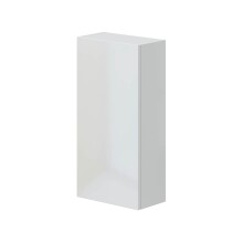 Hängeschrank >DESTAL< 1 Tür, 2 Böden, in Weiß glänzend - 30x60x16 (BxHxT)
