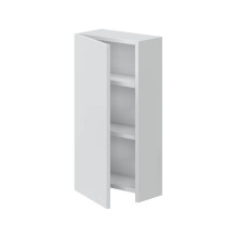 Hängeschrank >DESTAL< 1 Tür, 2 Böden, in Weiß glänzend - 30x60x16 (BxHxT)
