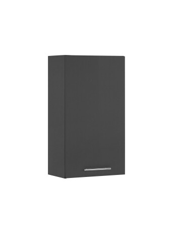 Hängeschrank >LAUNDREEZY< in Anthrazit, Holzwerkstoff - 50x90x31cm (BxHxT)