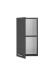 Hängeschrank >LAUNDREEZY< in Anthrazit, Holzwerkstoff - 50x90x31cm (BxHxT)