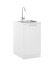 Spülenschrank >LAUNDREEZY< in weiß, Holzwerkstoff - 50x93x68cm (BxHxT)