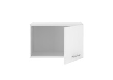 Aufsatzschrank >LAUNDREEZY< in weiß, Holzwerkstoff - 60x38x68cm (BxHxT)
