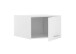 Aufsatzschrank >LAUNDREEZY< in weiß, Holzwerkstoff - 60x38x68cm (BxHxT)
