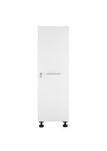Mehrzweckschrank >LAUNDREEZY< in weiß, Holzwerkstoff - 50x162x68cm (BxHxT)