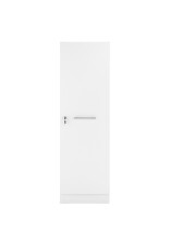 Mehrzweckschrank >LAUNDREEZY< in weiß, Holzwerkstoff - 50x162x68cm (BxHxT)