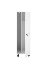 Mehrzweckschrank >LAUNDREEZY< in weiß, Holzwerkstoff - 50x162x68cm (BxHxT)