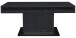 Couchtisch >Lift<in keramik optik schwarz / schwarz - 110x59/78x60cm (BxHxT)