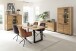 Sideboard >GRENO< in Wildeiche geölt, Wildeiche teilmassiv - 163x80x40cm (BxHxT)