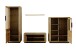Lowboard >GRENO< in natur geölt, Wildeiche teilmassiv - 122x52x54cm (BxHxT)