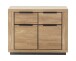 Kommode >GRENO< in Wildeiche geölt, Wildeiche teilmassiv - 102x80x40cm (BxHxT)